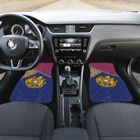Armenia Car Mats Golden Eagle And Lion Khachkar