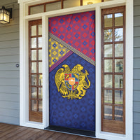 Armenia Door Cover Golden Eagle And Lion Khachkar