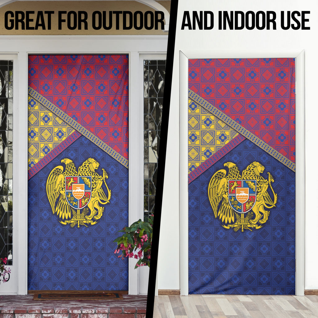Armenia Door Cover Golden Eagle And Lion Khachkar