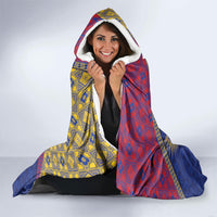 Armenia Hooded Blanket Golden Eagle And Lion Khachkar