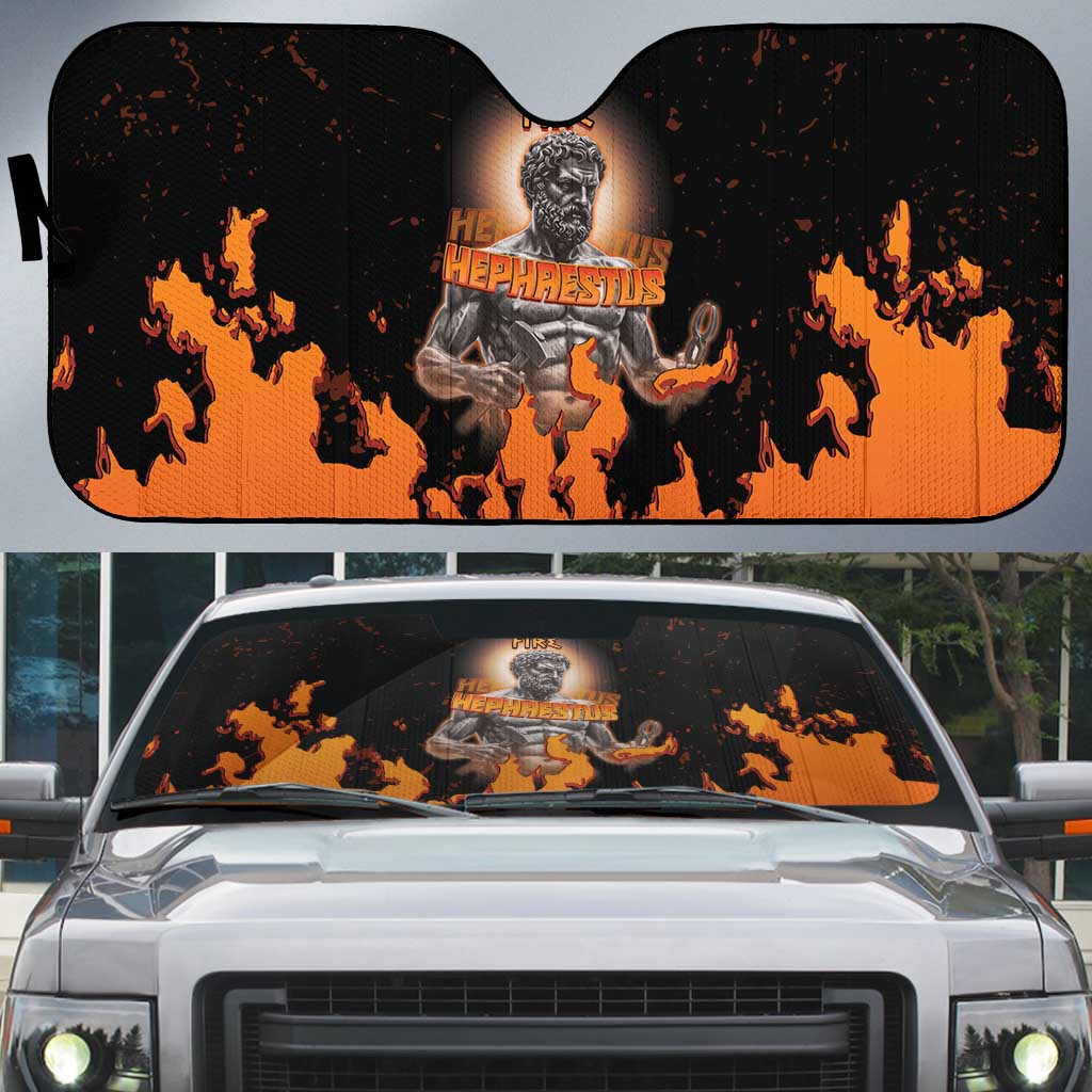 Ancient Greek Hephaestus Auto Sun Shade God Of Fire - Wonder Print Shop