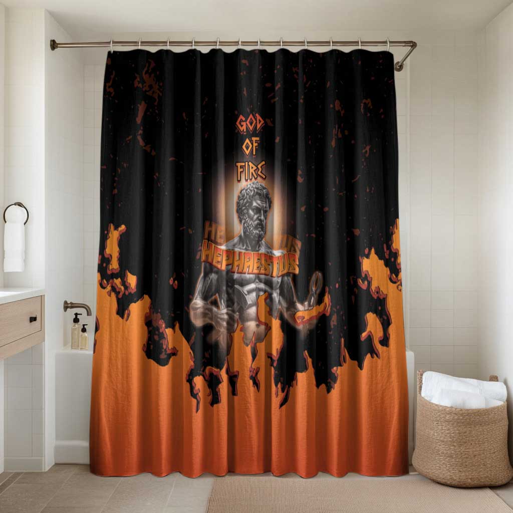 Ancient Greek Hephaestus Bathroom Set God Of Fire - Wonder Print Shop