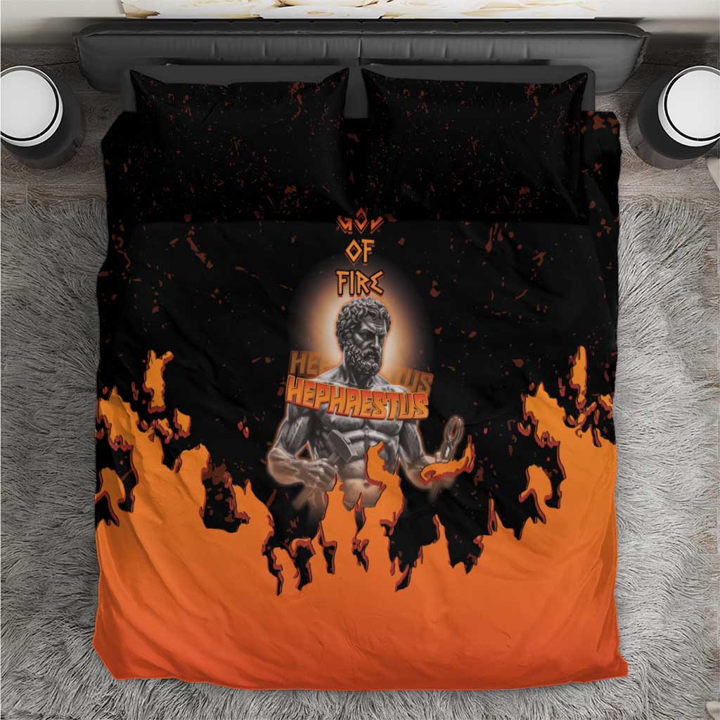 Ancient Greek Hephaestus Bedding Set God Of Fire - Wonder Print Shop