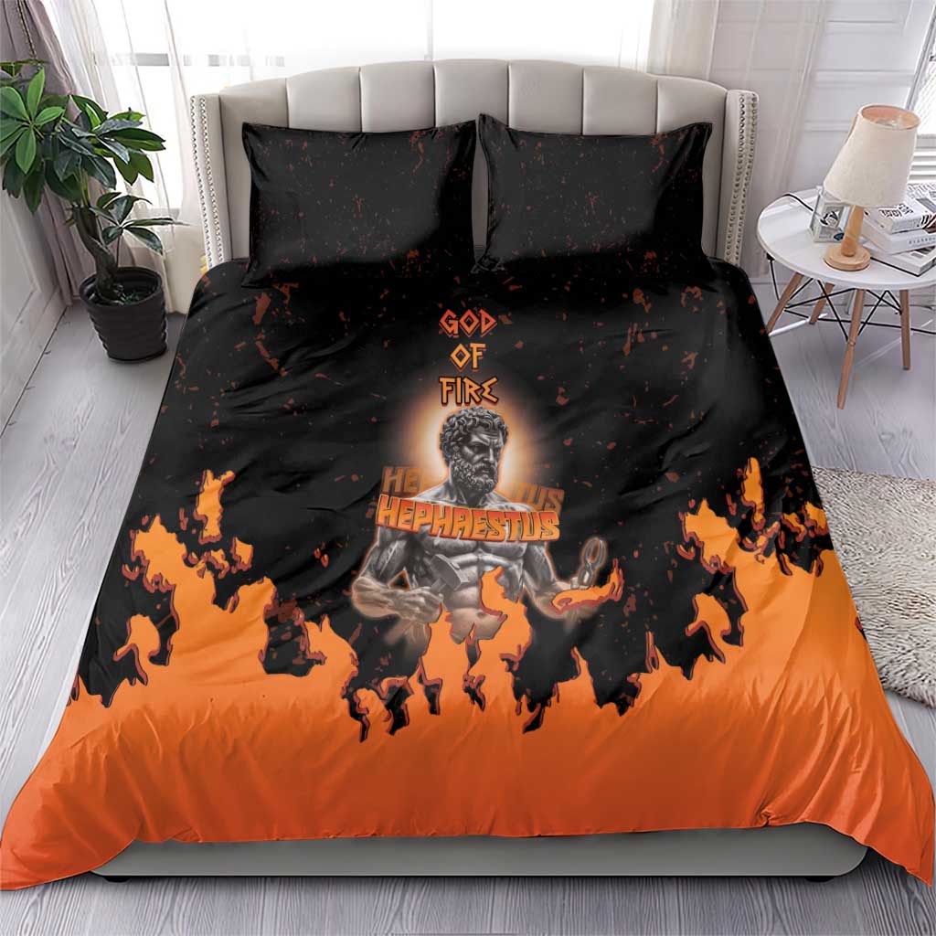 Ancient Greek Hephaestus Bedding Set God Of Fire - Wonder Print Shop