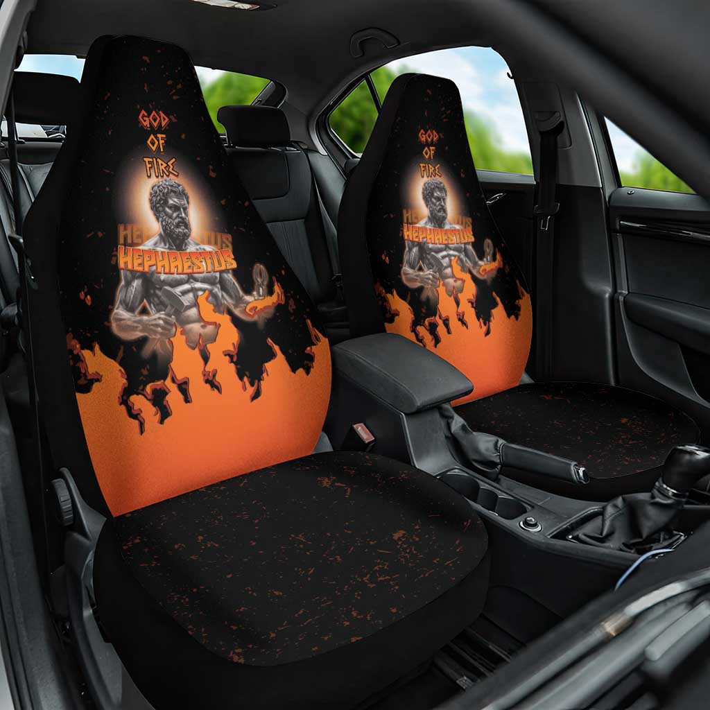 Ancient Greek Hephaestus Car Seat Cover God Of Fire - Wonder Print Shop