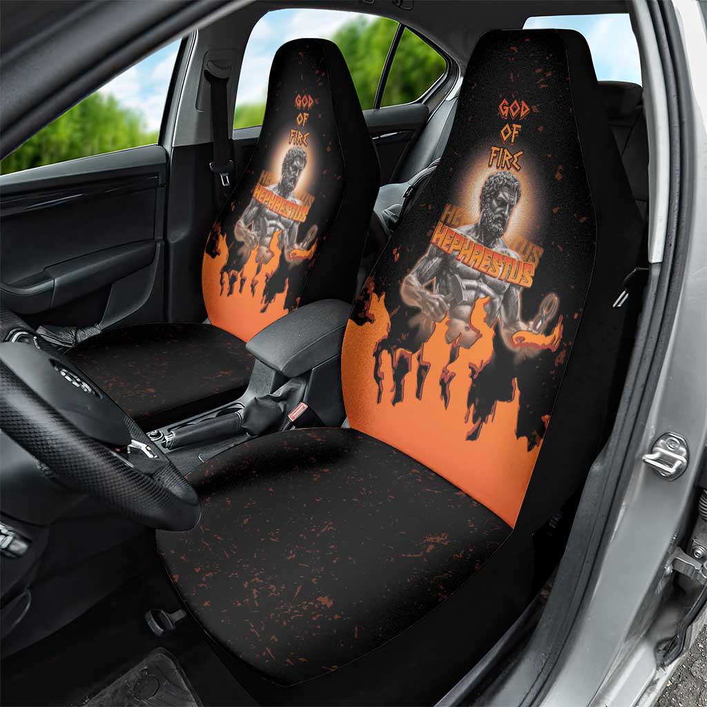 Ancient Greek Hephaestus Car Seat Cover God Of Fire - Wonder Print Shop