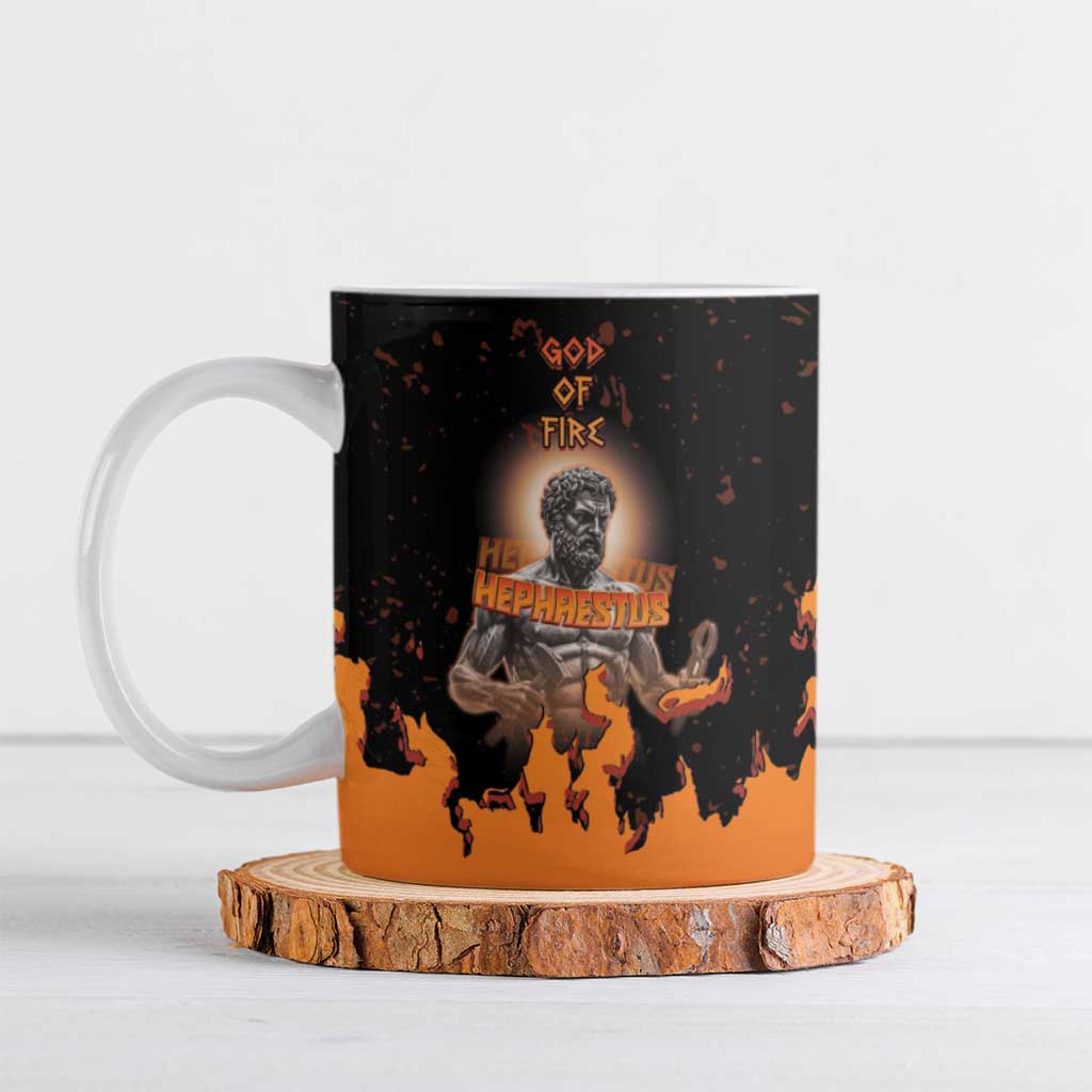Ancient Greek Hephaestus Ceramic Mug God Of Fire - Wonder Print Shop