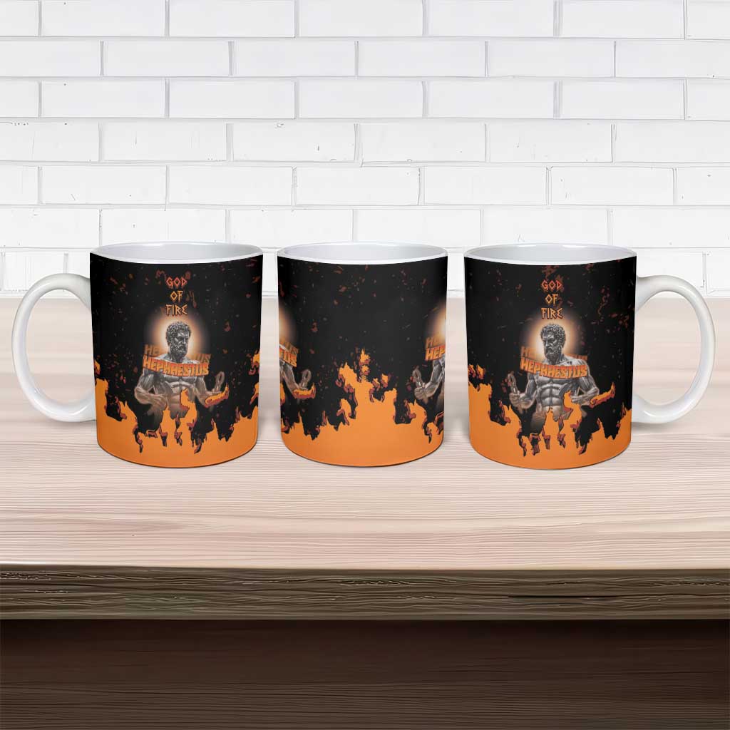 Ancient Greek Hephaestus Ceramic Mug God Of Fire - Wonder Print Shop
