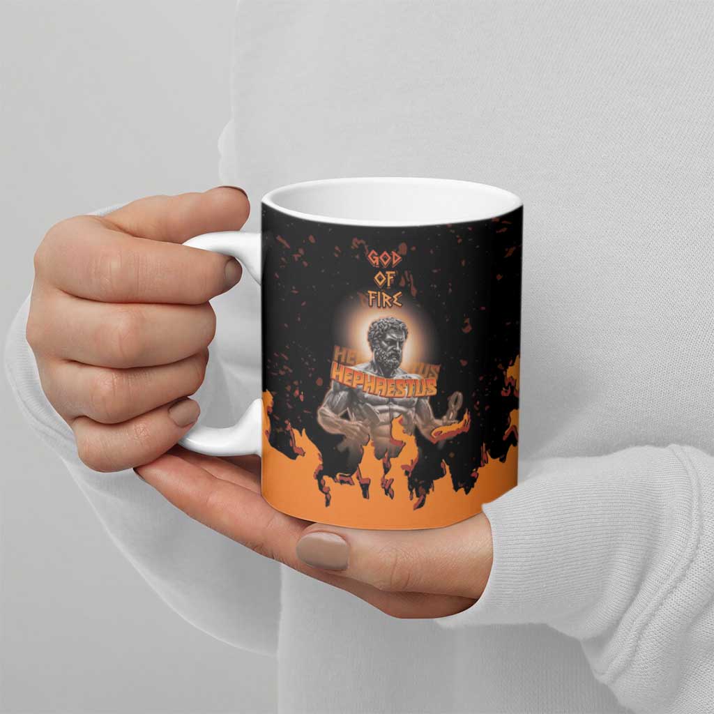 Ancient Greek Hephaestus Ceramic Mug God Of Fire - Wonder Print Shop