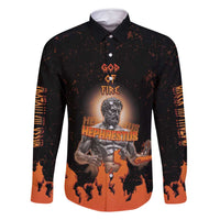 Ancient Greek Hephaestus Family Matching Long Sleeve Bodycon Dress and Hawaiian Shirt God Of Fire - Wonder Print Shop
