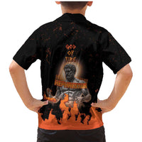 Ancient Greek Hephaestus Family Matching Mermaid Dress and Hawaiian Shirt God Of Fire - Wonder Print Shop