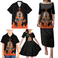 Ancient Greek Hephaestus Family Matching Puletasi and Hawaiian Shirt God Of Fire - Wonder Print Shop