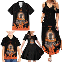 Ancient Greek Hephaestus Family Matching Summer Maxi Dress and Hawaiian Shirt God Of Fire - Wonder Print Shop
