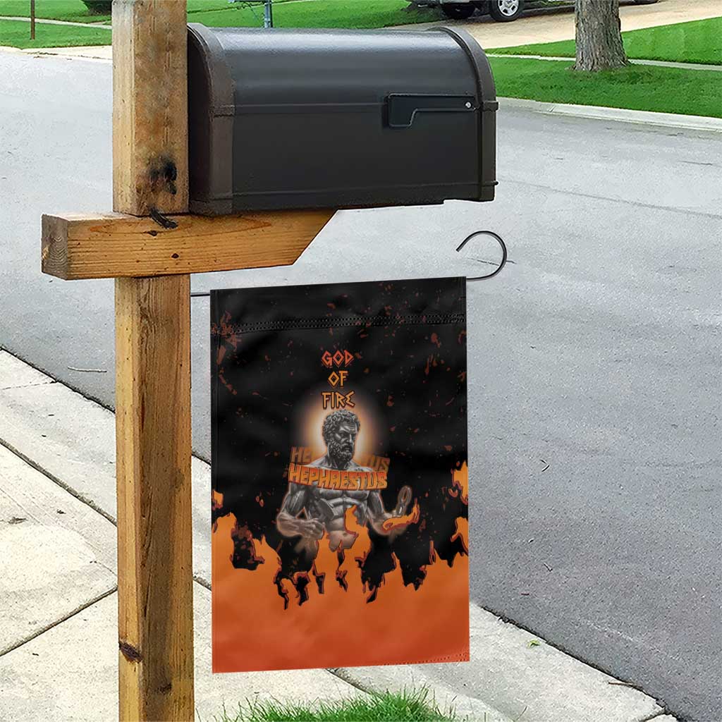 Ancient Greek Hephaestus Garden Flag God Of Fire - Wonder Print Shop