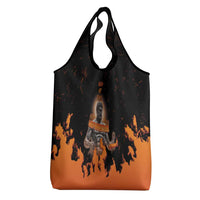 Ancient Greek Hephaestus Grocery Bag God Of Fire - Wonder Print Shop