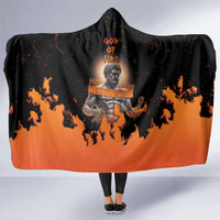 Ancient Greek Hephaestus Hooded Blanket God Of Fire - Wonder Print Shop