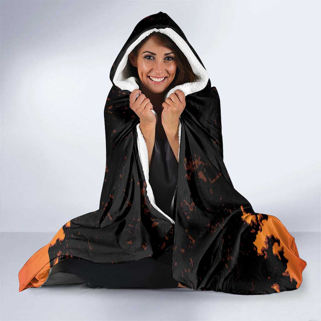 Ancient Greek Hephaestus Hooded Blanket God Of Fire - Wonder Print Shop