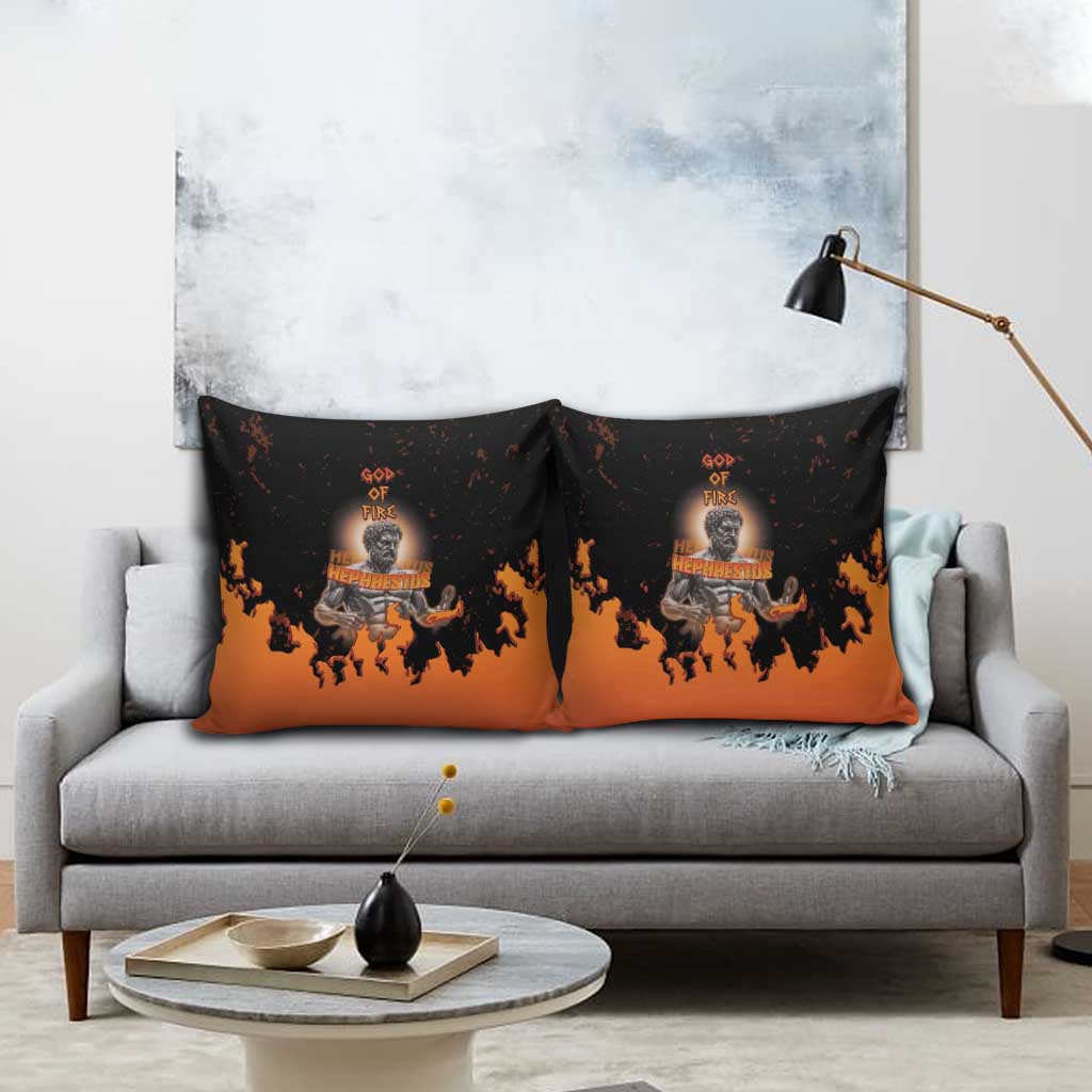 Ancient Greek Hephaestus Pillow Cover God Of Fire - Wonder Print Shop