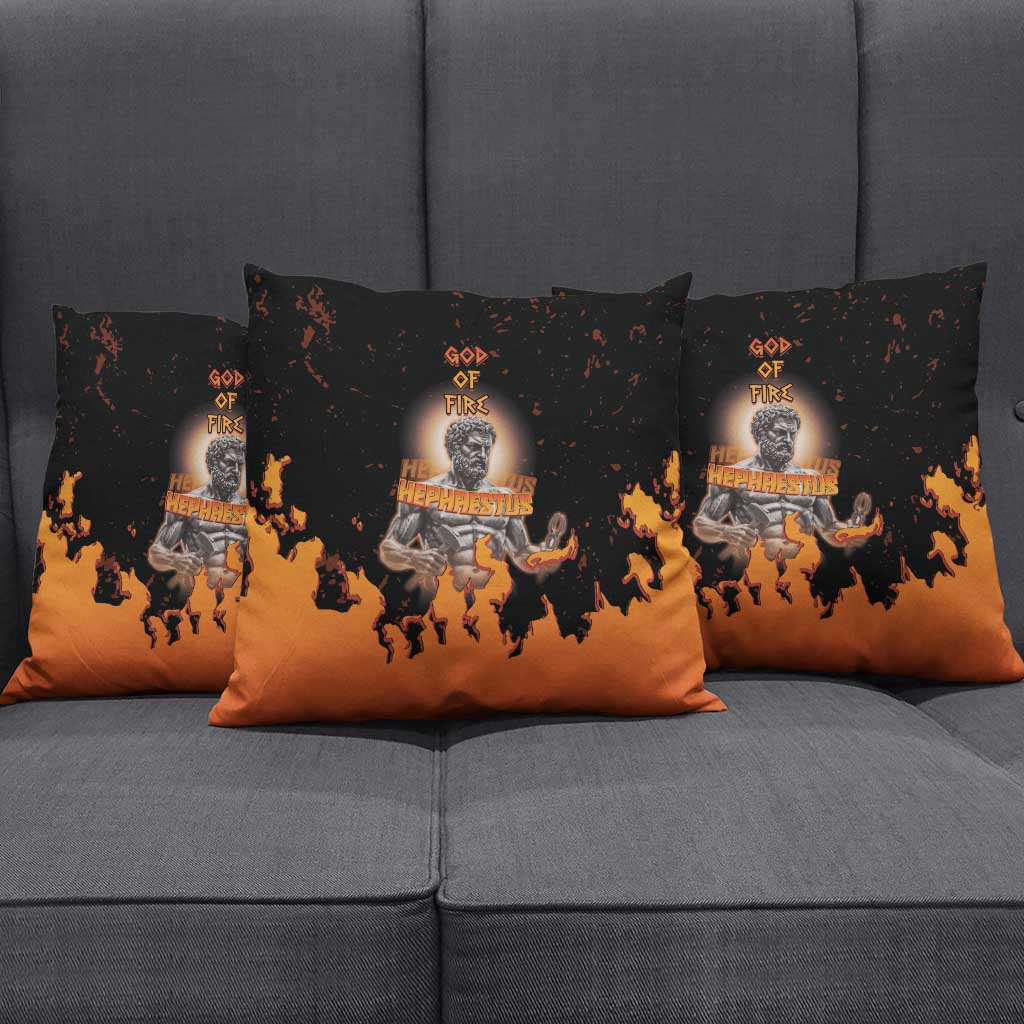 Ancient Greek Hephaestus Pillow Cover God Of Fire - Wonder Print Shop