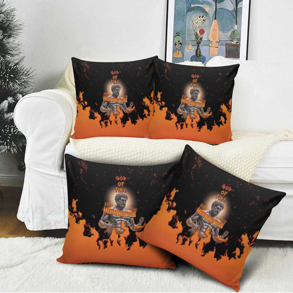 Ancient Greek Hephaestus Pillow Cover God Of Fire - Wonder Print Shop