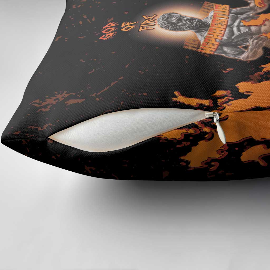 Ancient Greek Hephaestus Pillow Cover God Of Fire - Wonder Print Shop