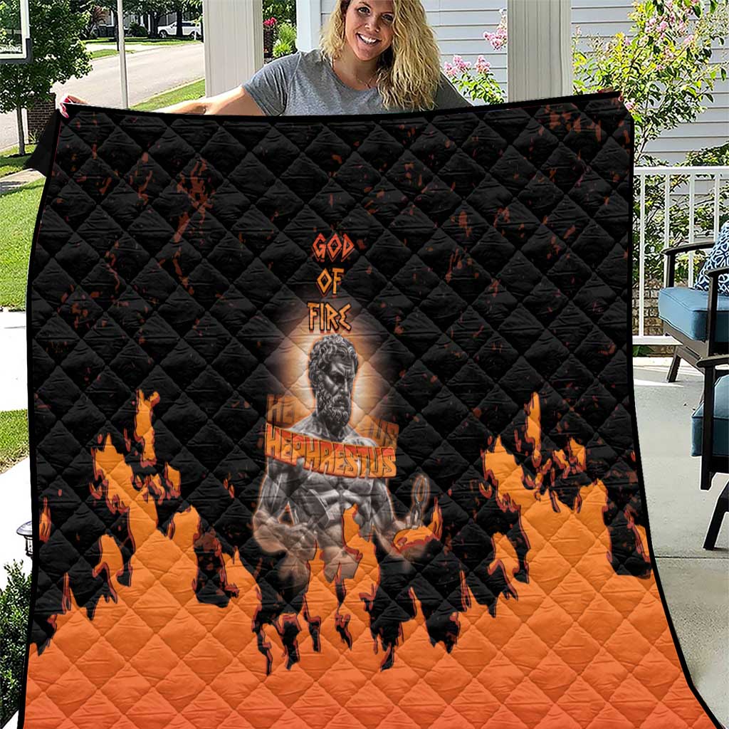 Ancient Greek Hephaestus Quilt God Of Fire - Wonder Print Shop