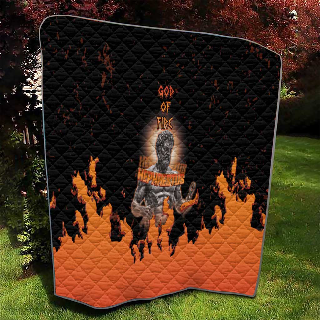 Ancient Greek Hephaestus Quilt God Of Fire - Wonder Print Shop