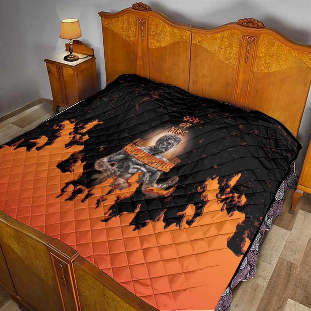 Ancient Greek Hephaestus Quilt God Of Fire - Wonder Print Shop
