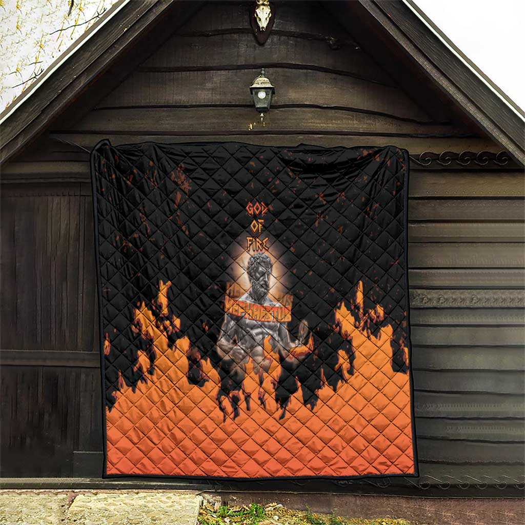 Ancient Greek Hephaestus Quilt God Of Fire - Wonder Print Shop