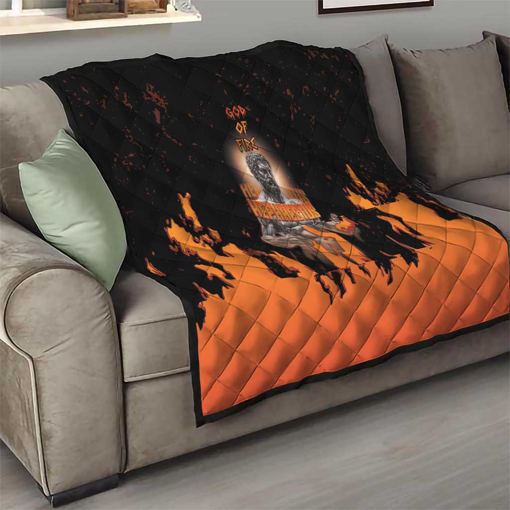 Ancient Greek Hephaestus Quilt God Of Fire - Wonder Print Shop