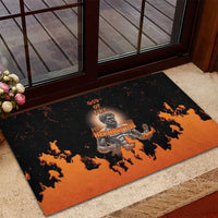Ancient Greek Hephaestus Rubber Doormat God Of Fire - Wonder Print Shop
