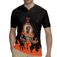 Ancient Greek Hephaestus Rugby Jersey God Of Fire - Wonder Print Shop
