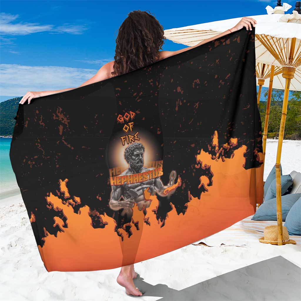 Ancient Greek Hephaestus Sarong God Of Fire - Wonder Print Shop
