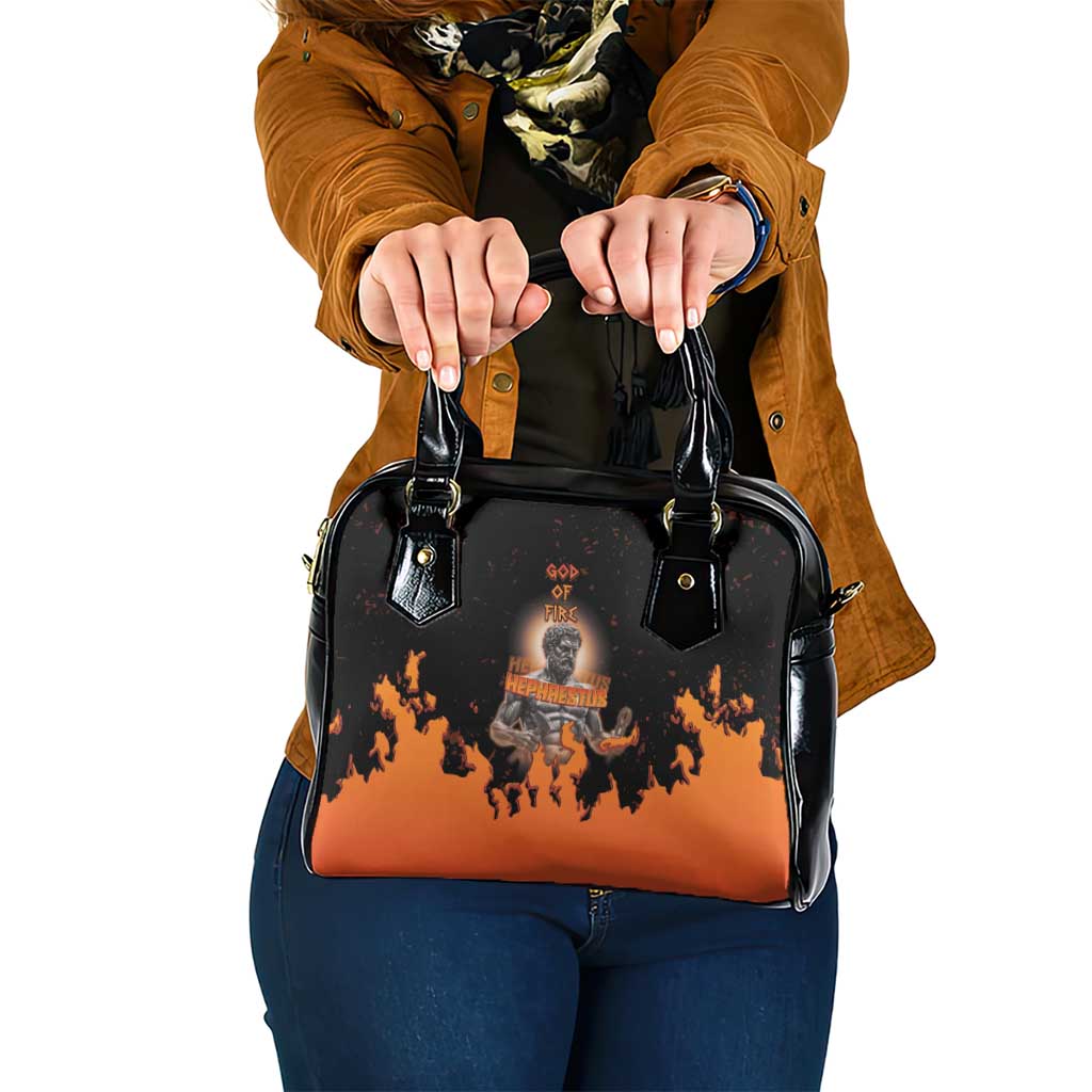 Ancient Greek Hephaestus Shoulder Handbag God Of Fire - Wonder Print Shop