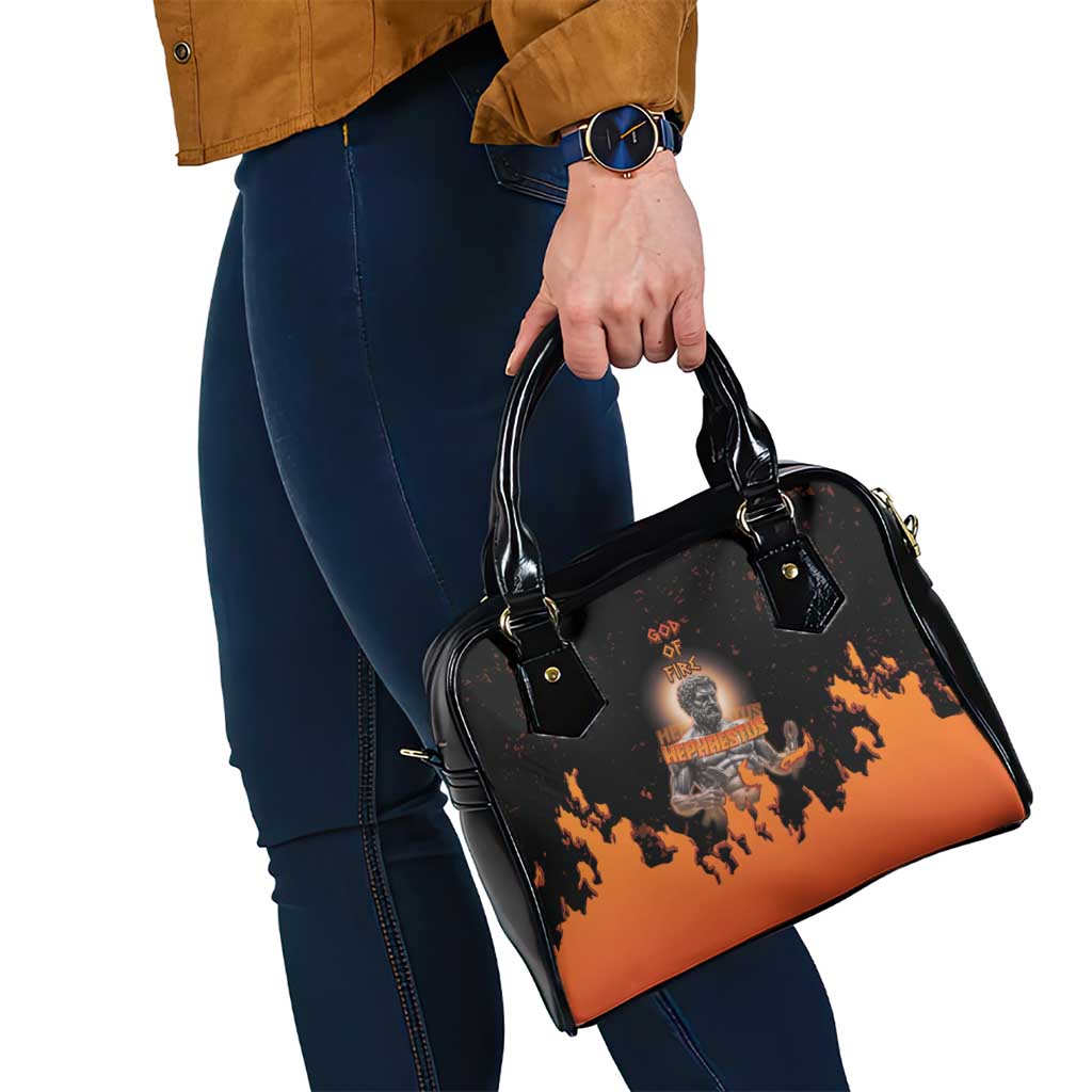 Ancient Greek Hephaestus Shoulder Handbag God Of Fire - Wonder Print Shop