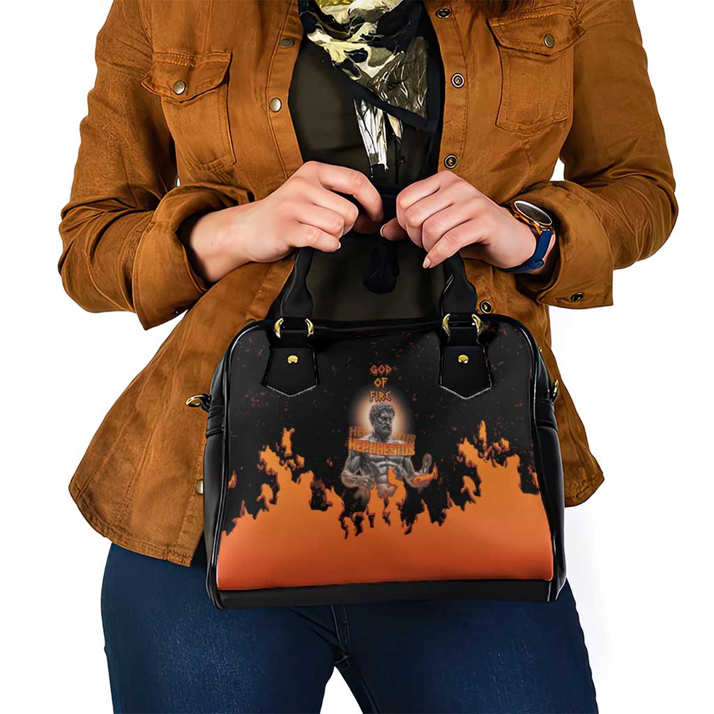 Ancient Greek Hephaestus Shoulder Handbag God Of Fire - Wonder Print Shop