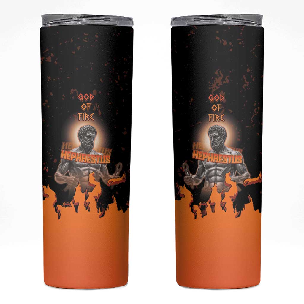 Ancient Greek Hephaestus Skinny Tumbler God Of Fire - Wonder Print Shop