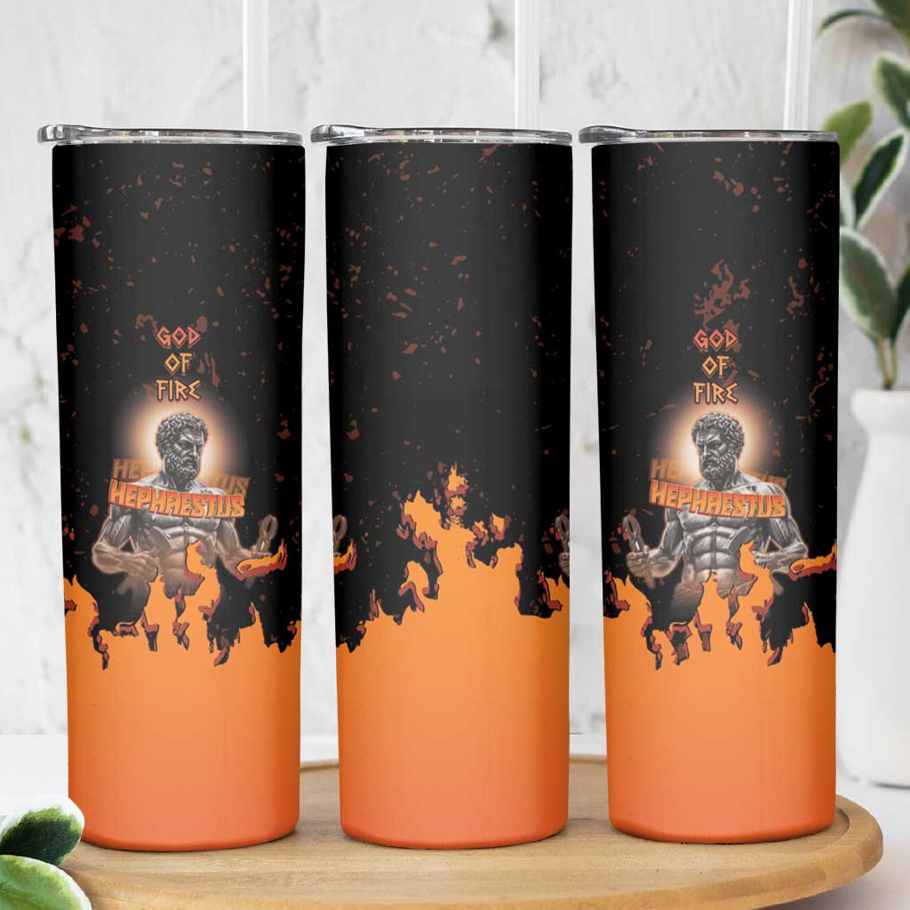 Ancient Greek Hephaestus Skinny Tumbler God Of Fire - Wonder Print Shop