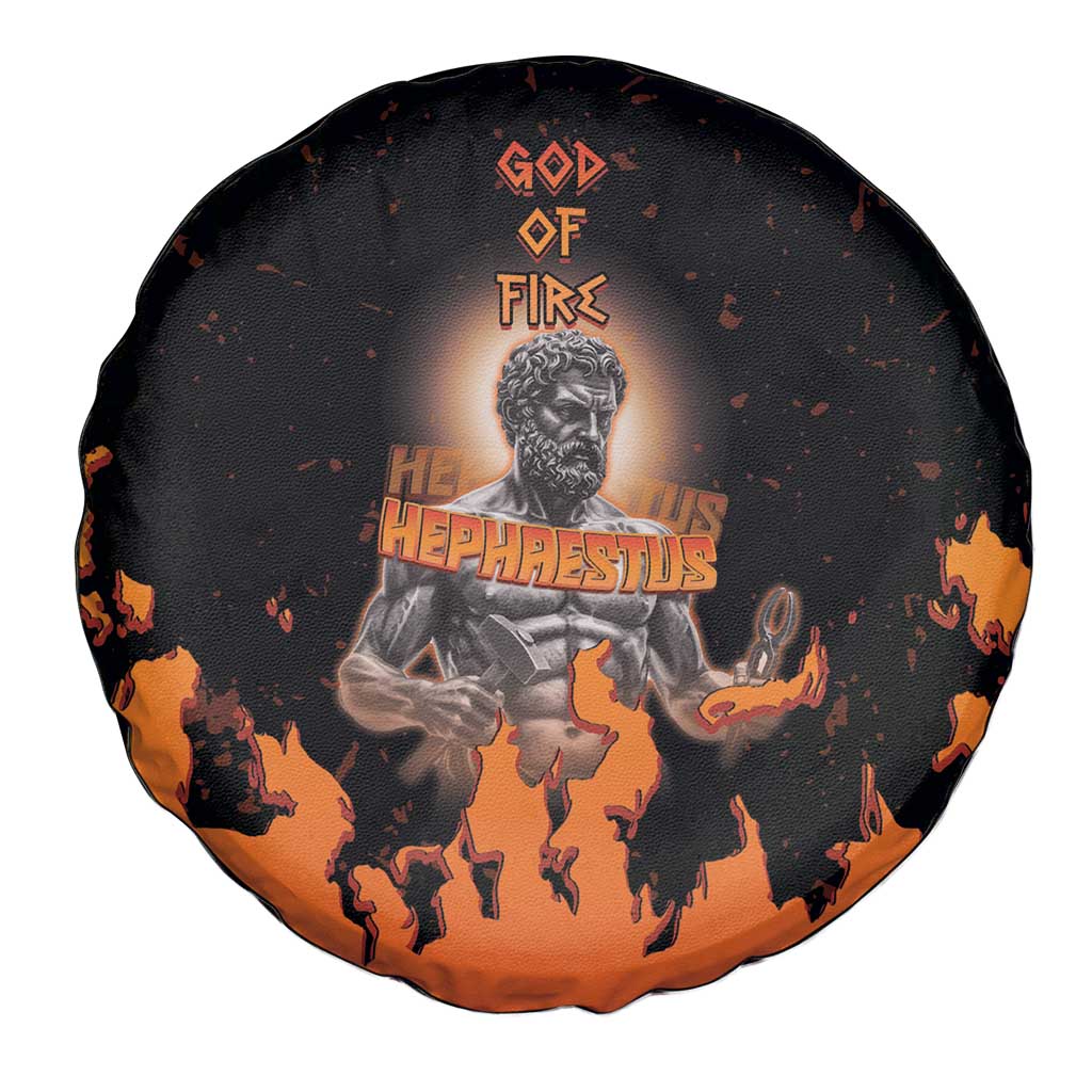 Ancient Greek Hephaestus Spare Tire Cover God Of Fire - Wonder Print Shop