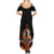 Ancient Greek Hephaestus Summer Maxi Dress God Of Fire - Wonder Print Shop