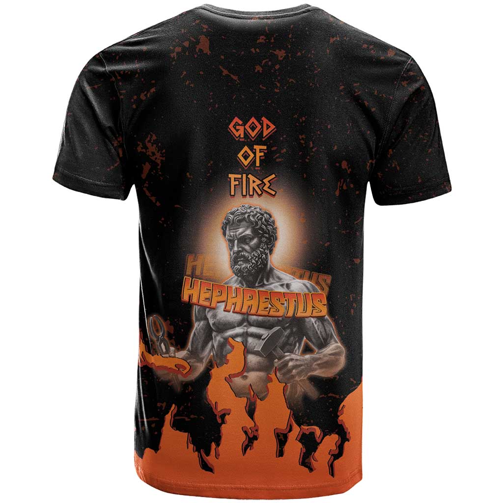 Ancient Greek Hephaestus T Shirt God Of Fire - Wonder Print Shop