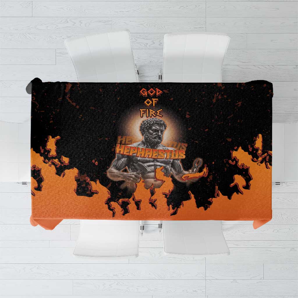 Ancient Greek Hephaestus Tablecloth God Of Fire - Wonder Print Shop