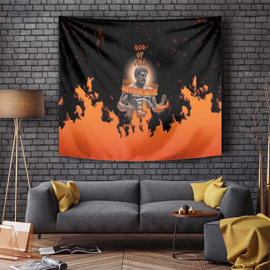 Ancient Greek Hephaestus Tapestry God Of Fire - Wonder Print Shop