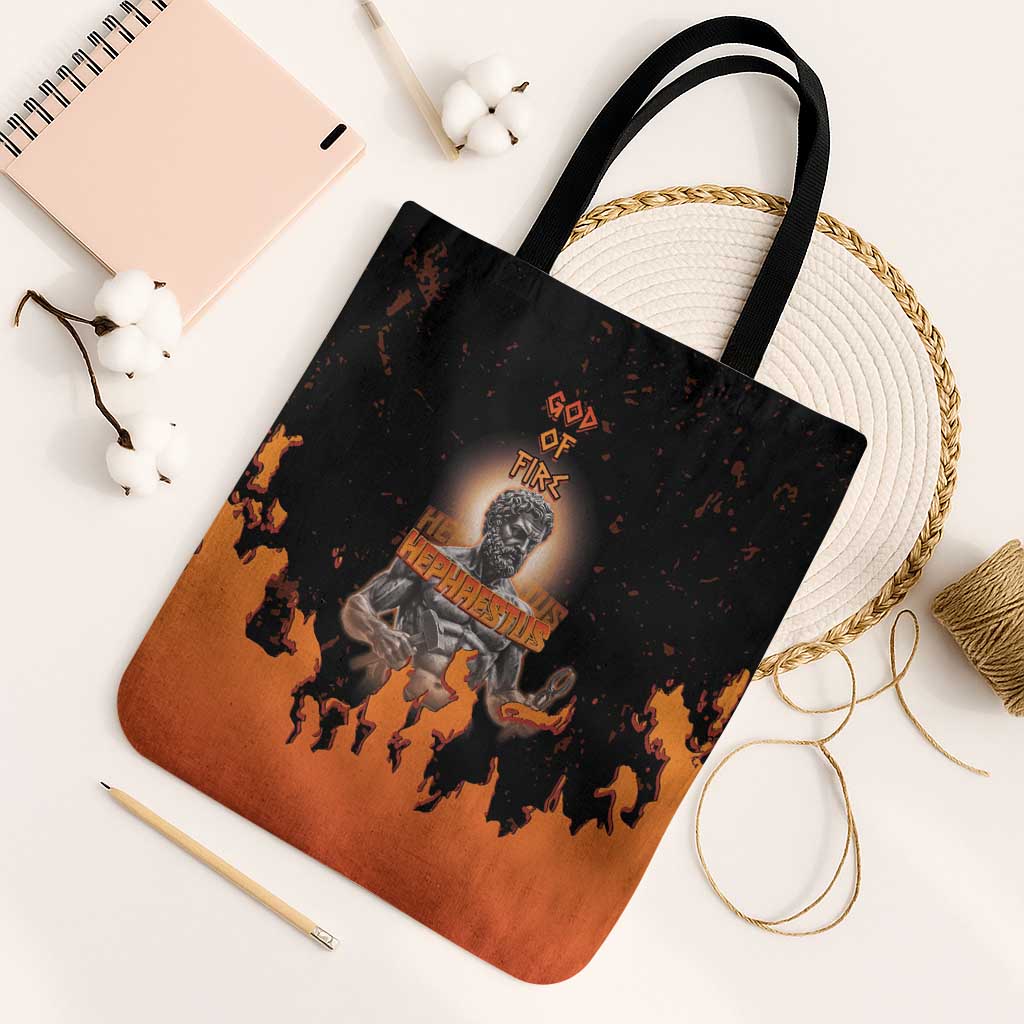Ancient Greek Hephaestus Tote Bag God Of Fire - Wonder Print Shop