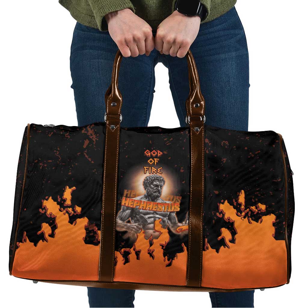 Ancient Greek Hephaestus Travel Bag God Of Fire - Wonder Print Shop