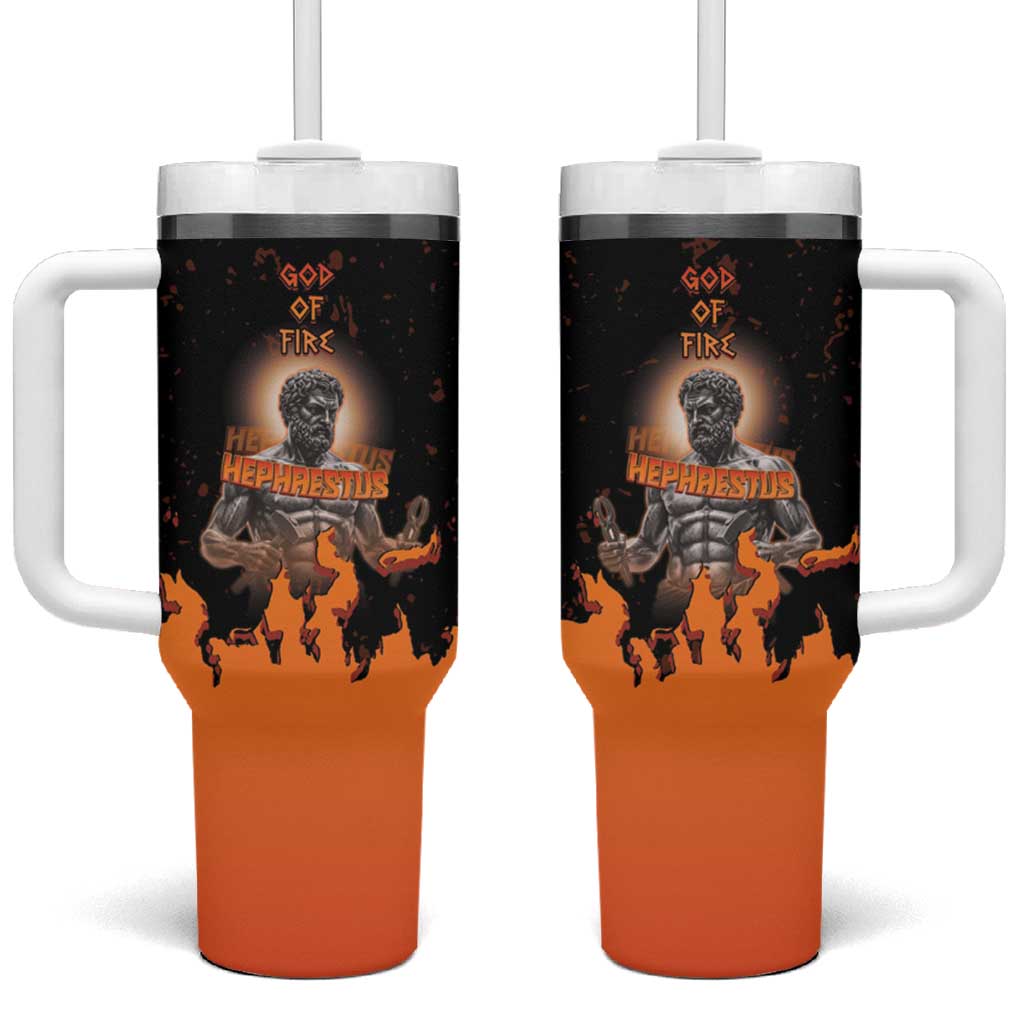 Ancient Greek Hephaestus Tumbler With Handle God Of Fire - Wonder Print Shop