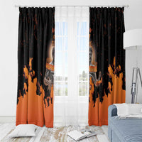 Ancient Greek Hephaestus Window Curtain God Of Fire - Wonder Print Shop