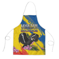 Ecuador Apron Andean Condor With Phalaenopsis Orchid - Wonder Print Shop