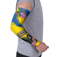 Ecuador Arm Sleeves Andean Condor With Phalaenopsis Orchid - Wonder Print Shop