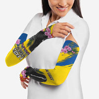 Ecuador Arm Sleeves Andean Condor With Phalaenopsis Orchid - Wonder Print Shop